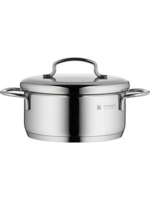 Trendexa Tencere; Mini Derin, 14 Cm, 0,9 L, Metal Kapaklı, Indüksiyon Uyumlu, Cromargan® Yüksek Kaliteli Parlak Paslanmaz Çelik, Üst Üste Saklanabilir