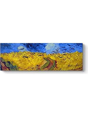 Trendexa Vincent Van Gogh Buğday Tarlası ve Kargalar Tablosu 180 x 60