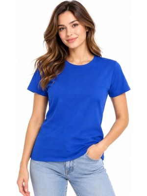 Sun & North Sun&north Basic Tişört Bisiklet Yaka Kısa Kol Günlük Yazlık Slim Fit T-Shirt
