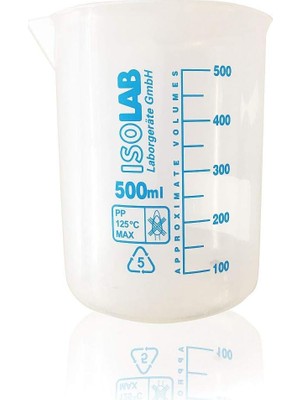 Tr 500ML Ölçü Kabı Beher Mavi Skala