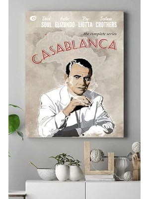 Trendexa (PSTER15532) Casablanca-Kazablanka Film Afişi Kanvas Tablo 4 30 x 40