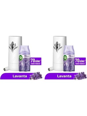 Trendexa Lavanta Kokulu Otomatik Sprey Oda Kokusu Yedek Kiti, 2 Paket