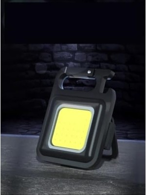 Trendexa Mini Manyetik LED Kamp Lambası, 30 Led, 3 Mod, Şarj Edilebilir, Anahtarlık, Oto Tamir Lambası