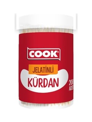 Trendexa Bambu Kürdan; Jelatinli, 200 Adet