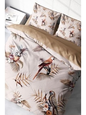 Trendexa Nevresim Takımı, %100 Pamuk Saten Çift Kişilik Parrot Land, MONOHOME40420