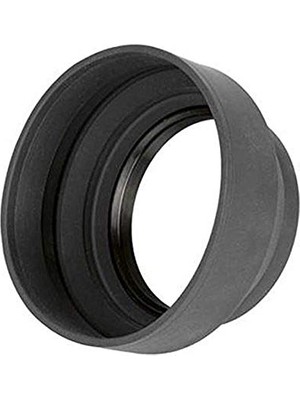 Trendexa 58 mm Üç Kademeli Kauçuk Parasoley, Lens Hood