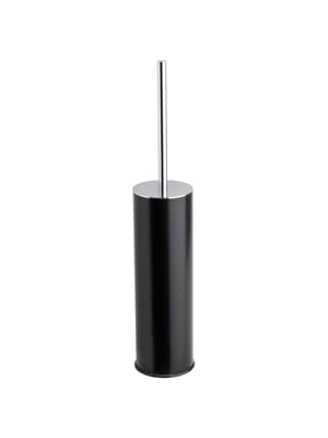 Trendexa Banyo Klozet Fırçası Siyah-Krom Renk 424X84X84 mm Siyah Tek Ebat BA4004 009 Al6-Cr