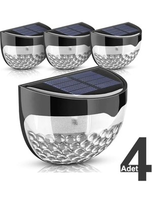 Trendexa Güneş Enerjili Duvar ve Çit LED Aydınlatma 4 ADET/GT-SL23
