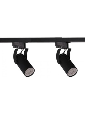 Tr Sunlight Ray Spot Lamba Takımı 1mt Ray 2AD Ray Spot 2AD GU10 Ampul Siyah