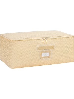 Tr Orta Boy Bej Balıksırtı Hurç 52 x 28 x 21 cm