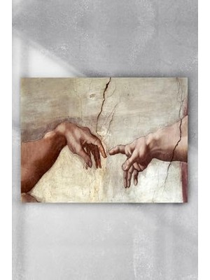 Trendexa PSTER6636 Michelangelo - Adem'in Yaratılışı Sanatsal Poster 2 40X60 cm