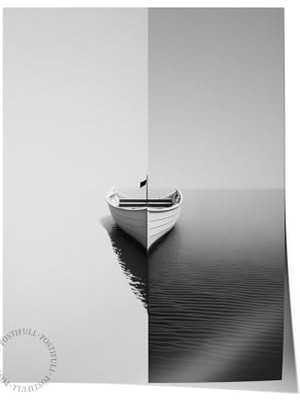 Trendexa Siyah Beyaz Fotoğraf No:11 Çerçevesiz Poster 70 x 100, Renkli - 14