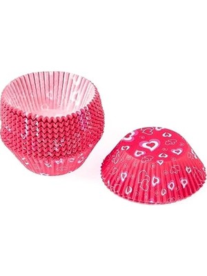 Trendexa Desenli Cupcake Kalıbı, Renkli Muffin Kağıdı, 100 Adet