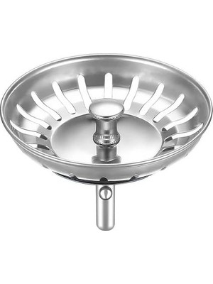 Mey İthalat Paslanmaz Çelik Evye Mutfak Lavabo Gider Süzgeci Lavabo Tıpası