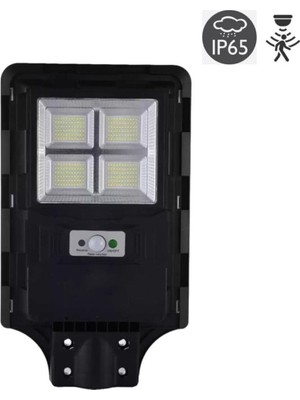 Tr 200 W Sensörlü Solar Sokak Lambası - Beyaz Işık (6500K) - CT-4640