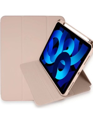 Bezos Apple iPad Pro 11 (2021) Kılıf Starling 360 Kalemlikli Tablet Kılıf - Rose Gold