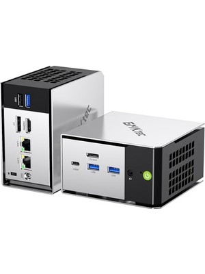 Trendexa Mini Pc M8 Masaüstü Bilgisayar Amd Ryzen Pro 6650H (6C/12T 4.50GHZ) Dual Nıc Lan 2.5gbe; 16GB Lpddr5 Ram + 512 GB Sabit Disk Pcle Ssd, Oculink, Usb4, Hdmı, Usb-C