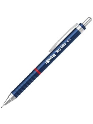 Trendexa Tikky Retro 0 5 Mavi Versatil Kalem, Silgi Hediyeli, Ro RK05 Mavı