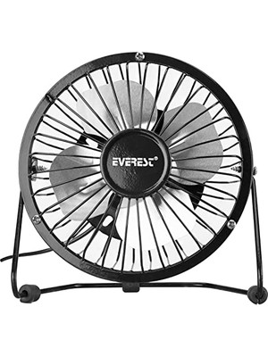 Trendexa EFN-482 Masaüstü USB Fan Soğutucu Vantilatör, Metal, Aşağı Yukarı Ayarlanabilir, Sessiz Çalışma
