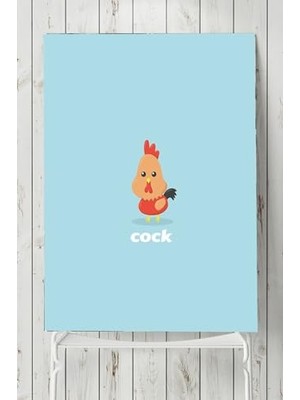 Trendexa PSTER5793 Küçük Horoz Çocuk Odası Poster 80X115 cm
