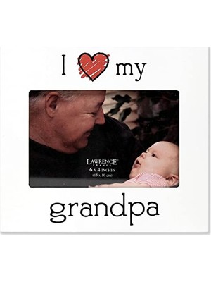 Trendexa 'ı Love My Grandpa' Resim Çerçevesi, 15 x 10 Cm, Beyaz