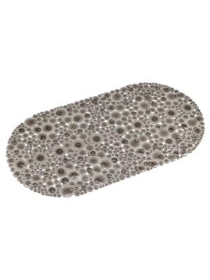 Trendexa Premium Serisi Banyo-Küvet Içi Kaydırmaz Vantuzlu Damla Desenli Paspas 62 x 32 Cm, Siyah