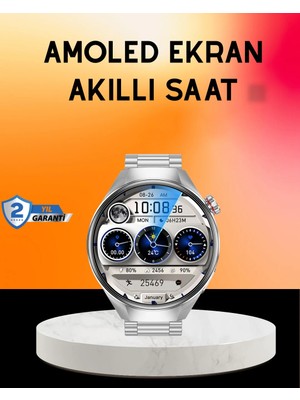 Store Akıllı Saat Amoled Ekran Bluetooth Aramalı – Nabız, Uyku ve Spor Takipli