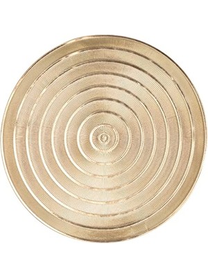 Trendexa Servis Altlığı Capelınnı, Çap 39,5 Cm, Altın