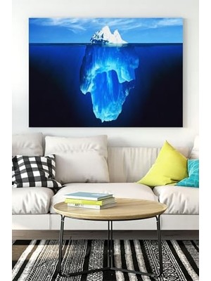Trendexa PSTER17386 Buz Dağı Motivasyon Kanvas Tablo 30 x 40