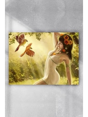 Trendexa (PSTER5588) Kız Sanatsal Poster 2 (70X100 Cm)