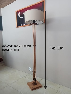 Tr Ahşap Ayaklı Lambader