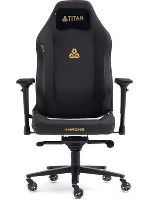 Tr Seat Throne Leather Gold Oyuncu Koltuğu