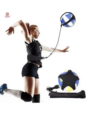Trendexa Ayarlanabilir Voleybol Antrenman Kemeri; Top Tutucu Bel Kemeri, Siyah