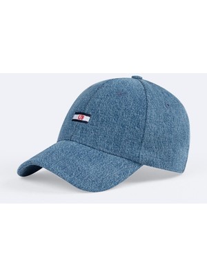 LTB Mavi Nakış Işlemeli Denim Şapka