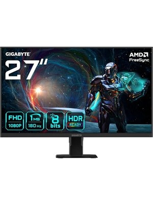 Trendexa GS27FA 27" IPS Full Hd (1920X1080) 180Hz 1ms Mat Ekran HDMI 2.0 & Displayport Hdr Ready Amd Freesync Dahili Hoparlör Monitör
