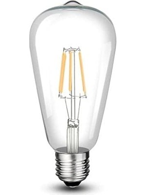 Trendexa CT-4353 8W/6400K St-64 Uzun Filament LED Ampul Beyaz