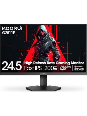 Trendexa Oyun Monitörü 25 Inç; 170Hz Fhd 1080P Bilgisayar Monitörü, 1ms Gtg, Adaptif G-Sync, Freesync Premium, 3 Taraflı Çerçevesiz, HDMI x 2, Displayport, Siyah, 25E3A