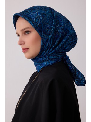 Belli Etnik Desen %100 Twill Ipek Eşarp BE04-80