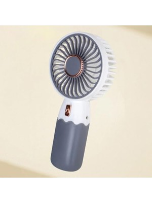 Trendexa Şarjlı Masa ve El Fanı, Telefon Standlı Mini Fan, 16 * 8 Cm, Hafif, Düşük Gürültü Seviyesi