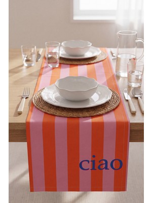Ciao Baskılı Runner 40X140 cm