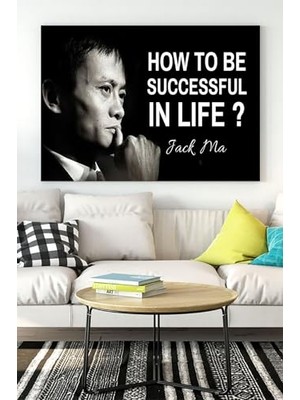 Trendexa PSTER17337 Jack Ma Girişimcilik Kanvas Tablo 3 40 x 60