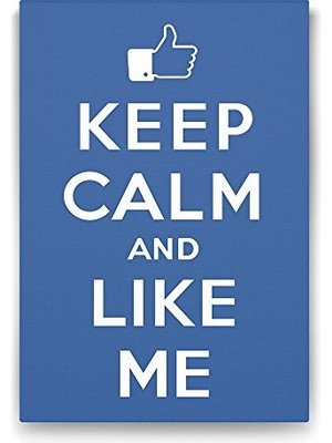 Trendexa Keep Calm And Like Me Tablosu - 100X140 cm