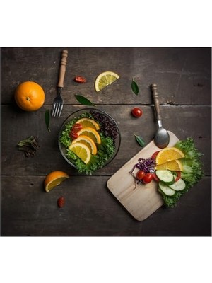 Trendexa Sebze Desenli Mutfak Ocağı Arkası Yapışkanlı Duvar Folyosu, 60X54 cm