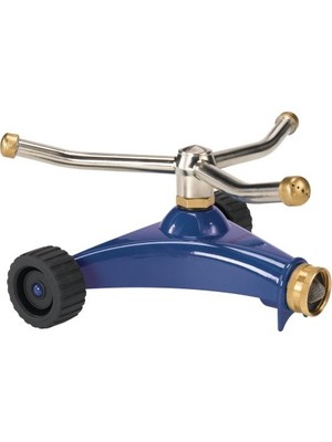 Trendexa 15055 Colorstorm Premium 3 Kollu Dönen Fıskiye, Ağır Hizmet Metal Tabanlı, Mavi