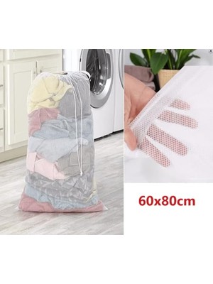 Trendexa Aksu Çamaşır Yıkama Filesi 60X80 Beyaz (1AD.)