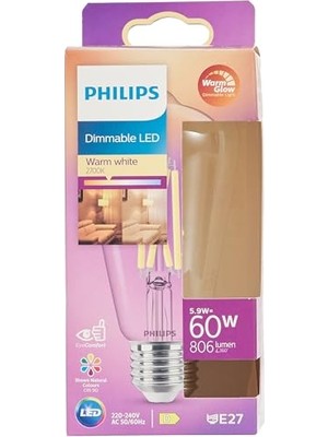 Trendexa LED Classic 60W ST64 E27 Kısılabilir Filament Ampul WGD90