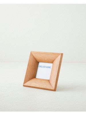 English Home Caren Ahşap Çerçeve 7,5x7,5 cm Kahverengi