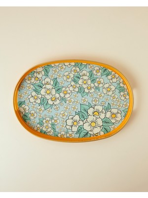 English Home Country Whisper Tepsi 44X30 cm Sarı