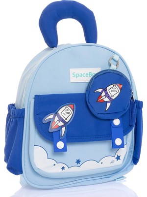 Hellobaby Erkek Bebek Çocuk Çantası Uzay Baskılı