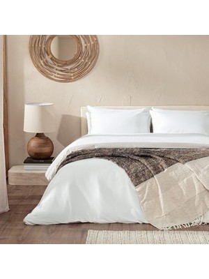 Trendexa Mardılle Bambu King Size Nevresim Seti 230X220 cm Ekru